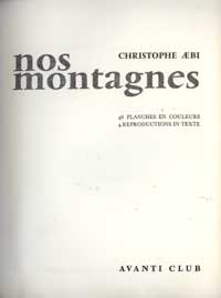 nos montagnes suisse